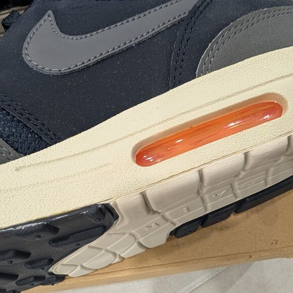 Nike Air Max 1 Essential Dark Obsidian Grey 2012 Size 8 Brand New 537383-420 - Picture 8 of 11